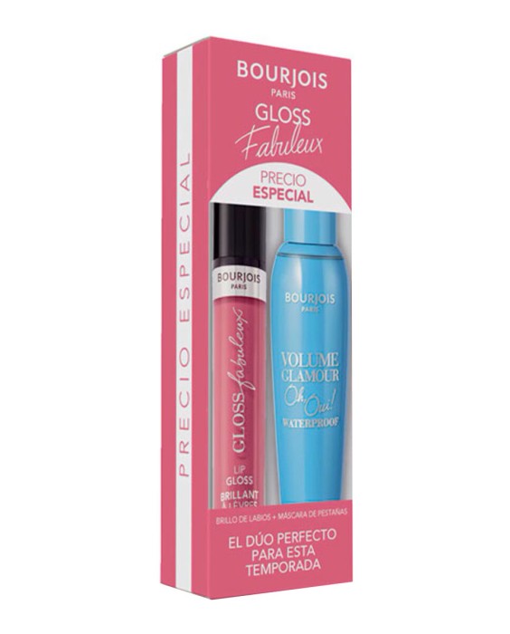 Brillo de labios Gloss Fabuleux Mascara Volumen Glamour Waterproof Bourjois