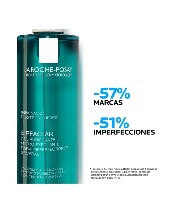Gel Purificante Microexfoliante Effaclar 400 ml La Roche Posay