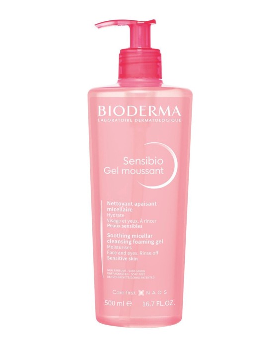 Gel micelar Sensibio moussant 500 ml Bioderma