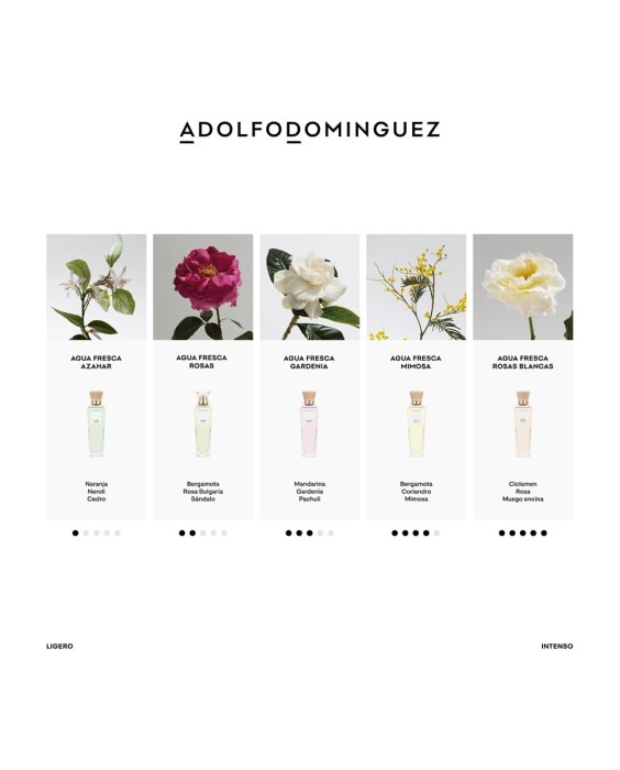 Eau de Toilette Agua Fresca Mimosa Coriandro 120 ml Adolfo Dominguez