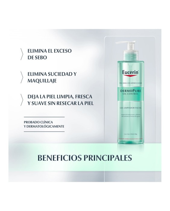 Dermopure Oil Control Gel Limpiador Eucerin®