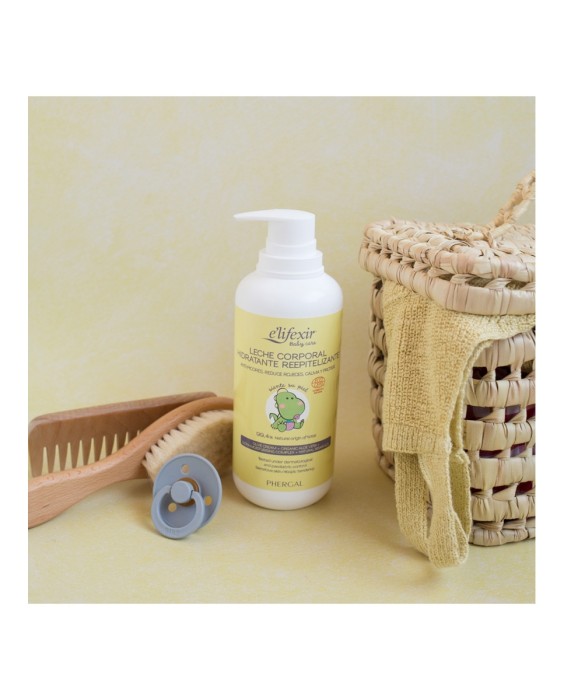 Leche Corporal Reepitelizante Hidratante Piel Sensible Bebé Elifexir Baby Care 400 ml Elifexir