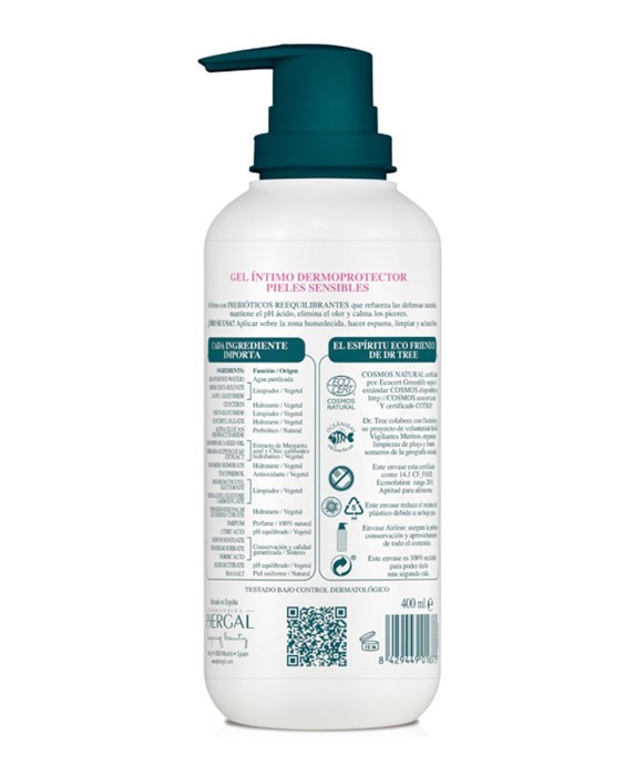 Gel Íntimo Natural Piel Sensible 200 ml Dr. Tree