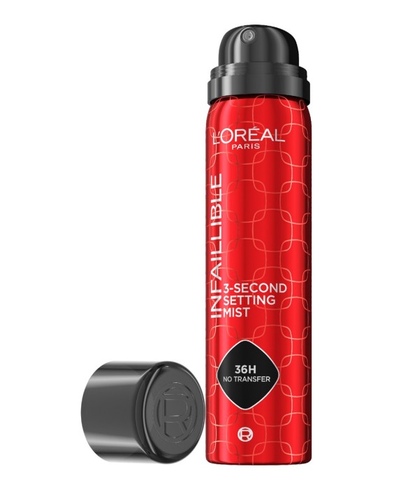 Spray fijador Infaillible 36h de duración Water-proof y Oil-proof L'Oréal Paris