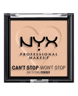 Polvos matificantes profesionales Can´t stop Won´t stop NYX Professional Makeup
