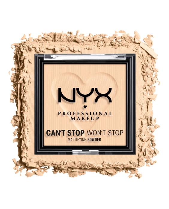 Polvos matificantes profesionales Can´t stop Won´t stop NYX Professional Makeup