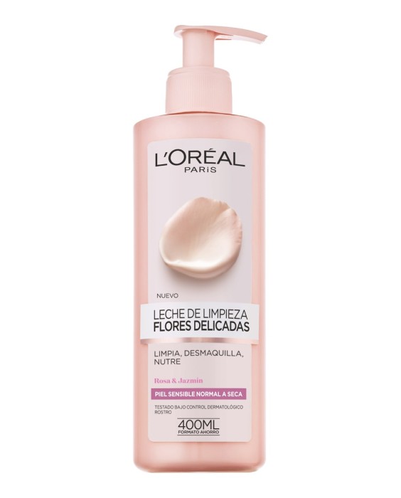 Leche Limpiadora Flores Delicadas L'Oréal Paris