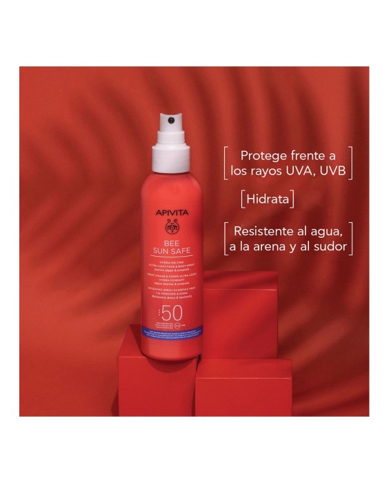 Spray Ultraligero Hydra Melting SPF50 Apivita