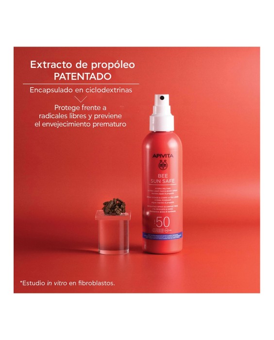 Spray Ultraligero Hydra Melting SPF50 Apivita