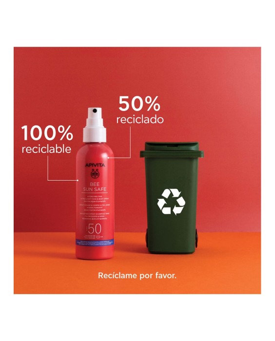 Spray Ultraligero Hydra Melting SPF50 Apivita