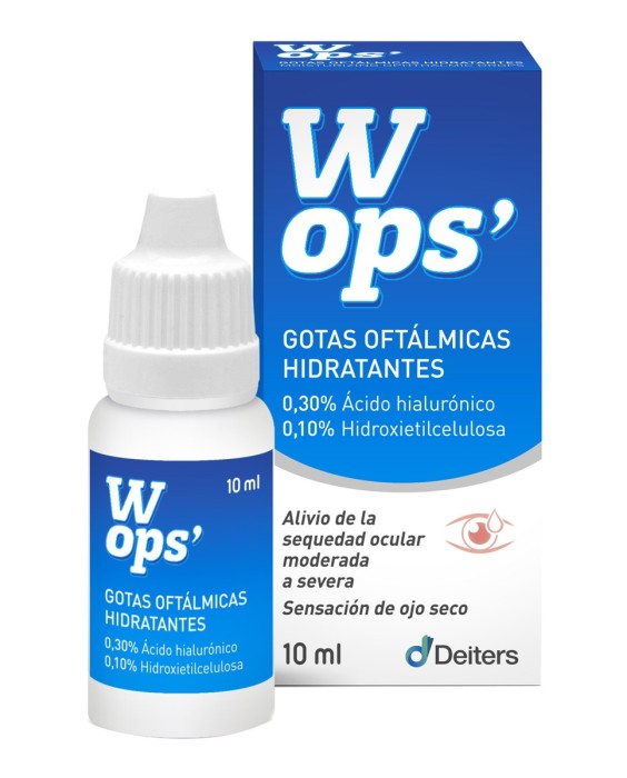 Gotas humectantes 0,3% 10 ml Wops