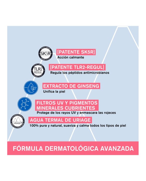 Crema Color Roseliane Spf 30 40 ml Uriage