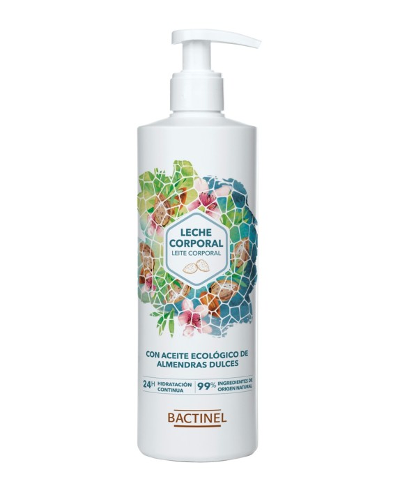 Leche de Almendras Corporal Natural 24H 300 ml Bactinel