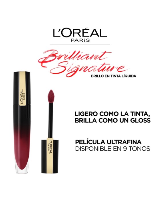 Brillo de labios Brilliant Signature L'Oréal Paris