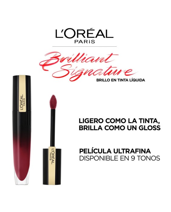 Brillo de labios Brilliant Signature L'Oréal Paris