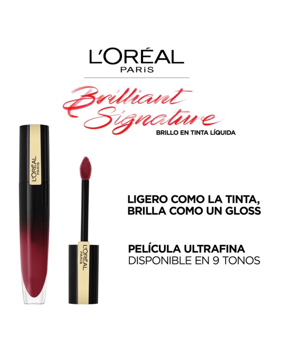 Brillo de labios Brilliant Signature L'Oréal Paris