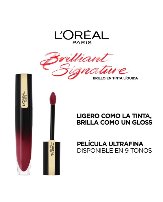 Brillo de labios Brilliant Signature L'Oréal Paris