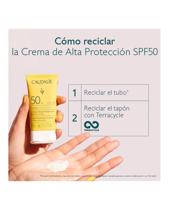 Crema De Alta Protección SPF50 Vinosun 50 ml Caudalie