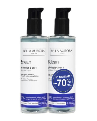 Gel micelar 3 en 1 BClean Bella Aurora