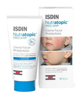 Crema facial Piel atópica Nutratopic Pro-AMP Isdin