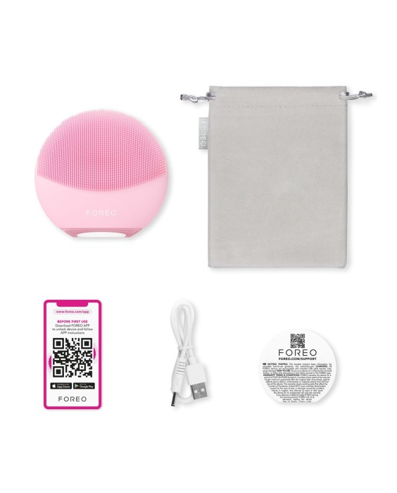LUNA™ 4 mini - Dispositivo inteligente de limpieza facial con 2 zonas para todo tipo de pieles Pearl Pink FOREO