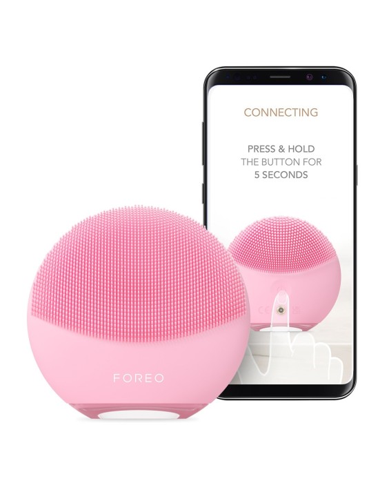 LUNA™ 4 mini - Dispositivo inteligente de limpieza facial con 2 zonas para todo tipo de pieles Pearl Pink FOREO