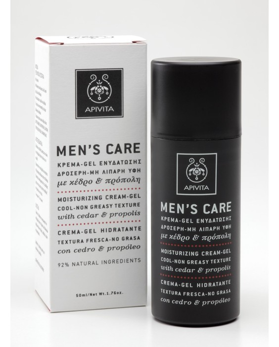 Crema-Gel Hidratante Cedro & Propóleo Men's Care Apivita