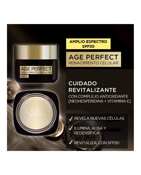 Crema regeneradora Age Perfect Renacimiento Celular SPF30 L'Oréal Paris