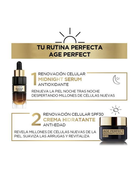 Crema regeneradora Age Perfect Renacimiento Celular SPF30 L'Oréal Paris