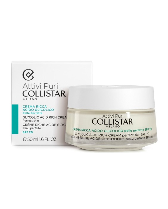 Crema Rica Ácido Glicólico Attivi Puri Collistar