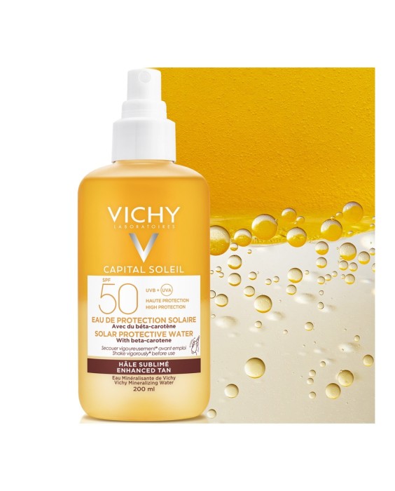 Agua Protectora Luminosidad Spf 50 200 ml Vichy