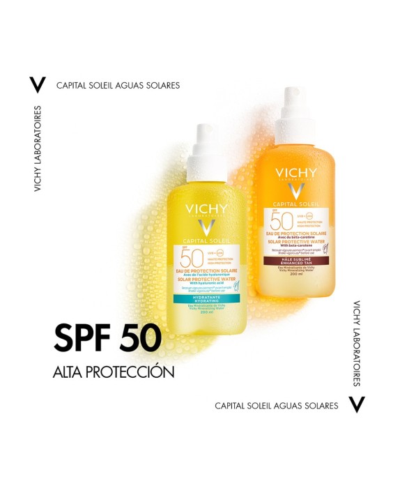 Agua Protectora Luminosidad Spf 50 200 ml Vichy