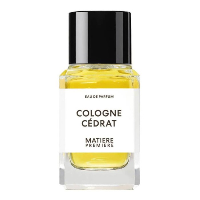 Eau de Parfum Cologne Cedrat 100ml Matiere Premiere (Isoleé)