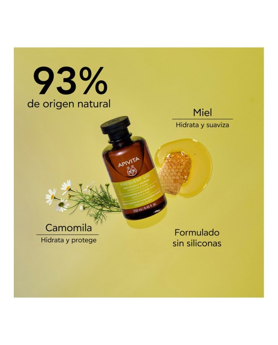 Champú Suave Uso Diario Camomila & Miel Apivita