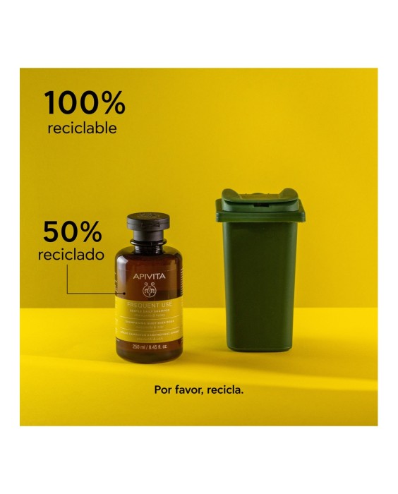 Champú Suave Uso Diario Camomila & Miel Apivita