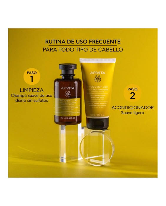 Champú Suave Uso Diario Camomila & Miel Apivita