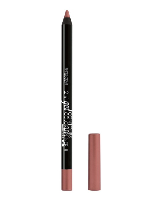 Perfilador de labios waterproof 2 in 1 Gel Deborah Milano