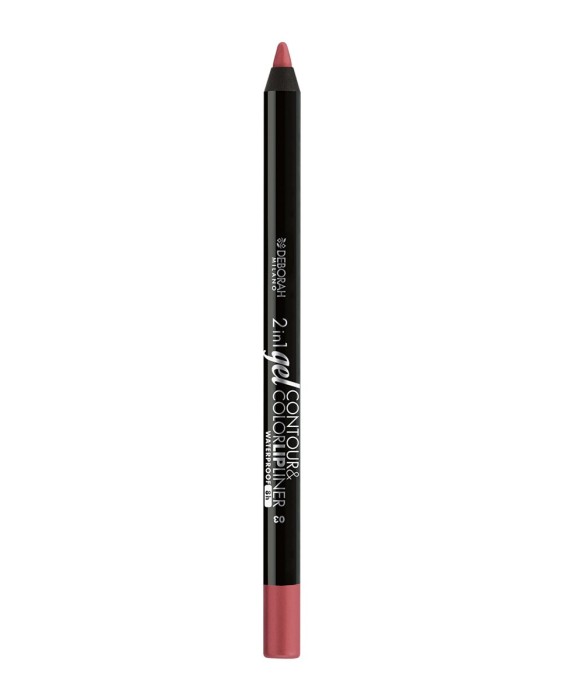 Perfilador de labios waterproof 2 in 1 Gel Deborah Milano