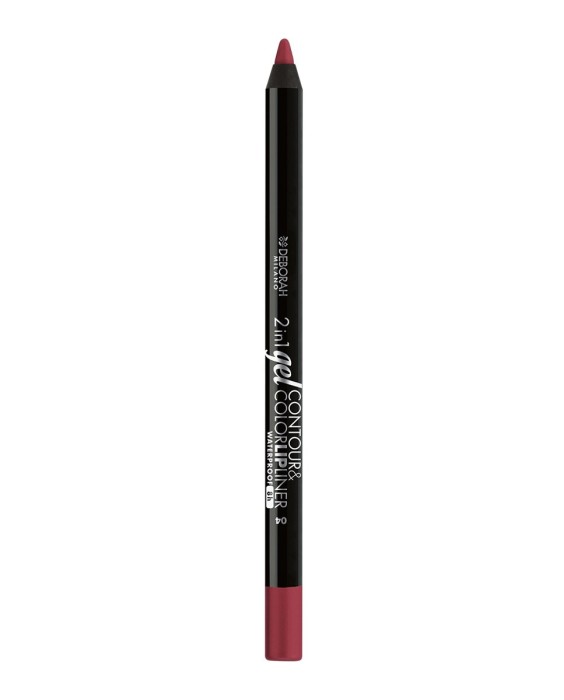 Perfilador de labios waterproof 2 in 1 Gel Deborah Milano