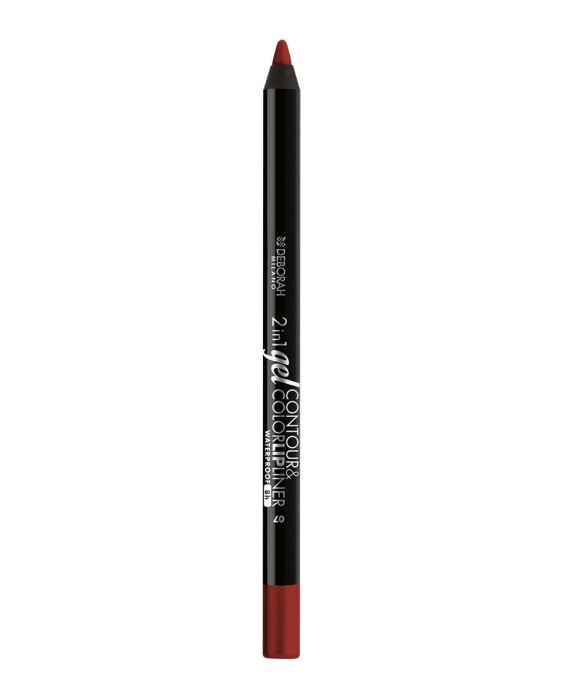 Perfilador de labios waterproof 2 in 1 Gel Deborah Milano