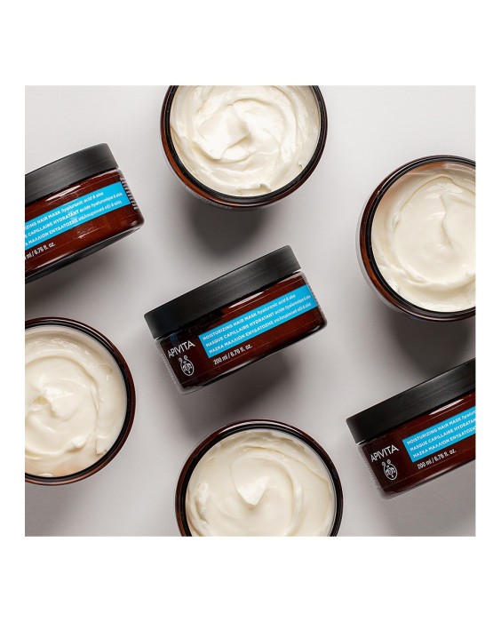 Mascarilla capilar hidratante con aloe y ácido hialurónico 200 ml Apivita