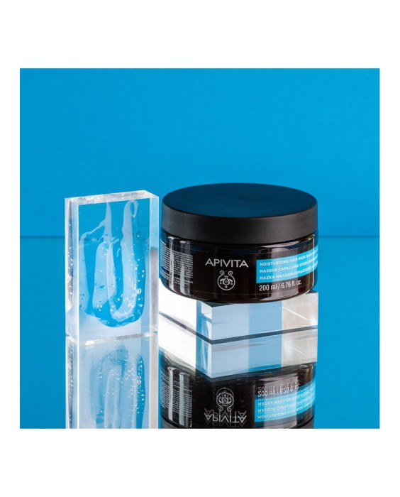 Mascarilla capilar hidratante con aloe y ácido hialurónico 200 ml Apivita