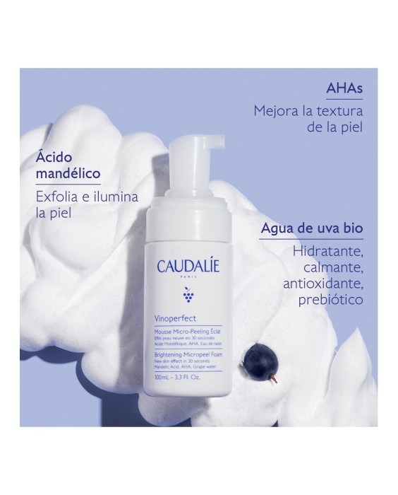 Espuma Micropeeling Luminosidad Vinoperfect 100 ml