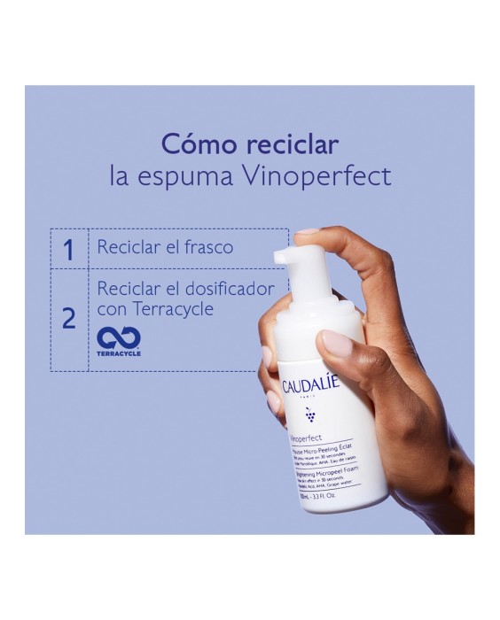 Espuma Micropeeling Luminosidad Vinoperfect 100 ml