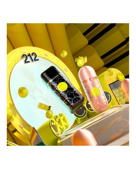 Eau de Parfum 212 VIP Rosé Smiley Carolina Herrera