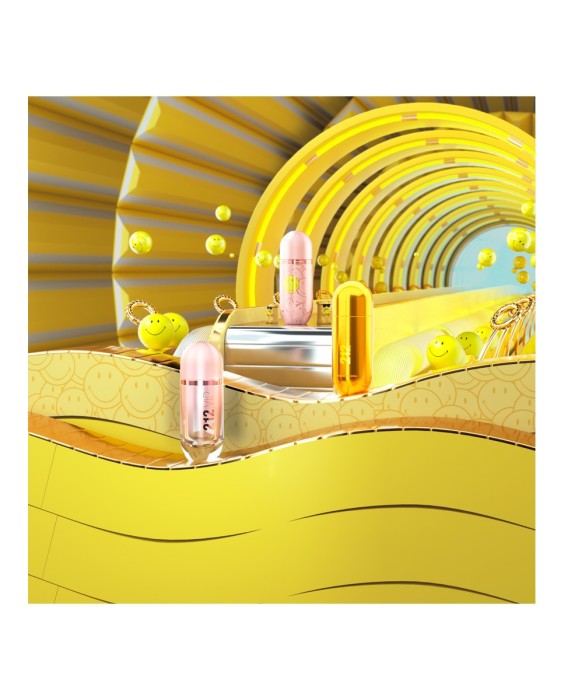 Eau de Parfum 212 VIP Rosé Smiley Carolina Herrera