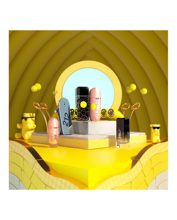 Eau de Parfum 212 VIP Rosé Smiley Carolina Herrera