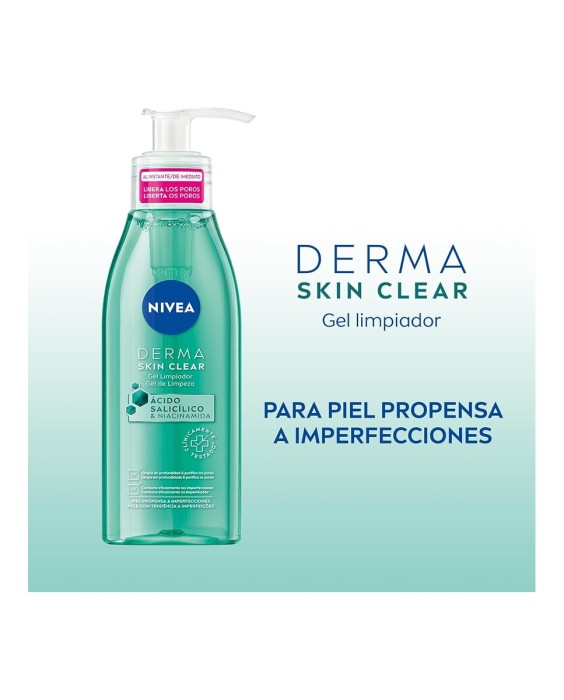 Gel Derma Skin Clear Limpiador Facial 150 ml Nivea