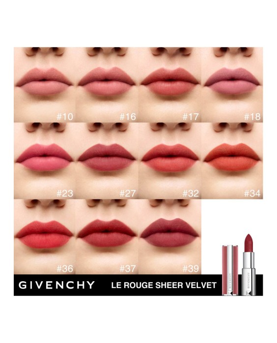 Barra de Labios Le Rouge Sheer Velvet Givenchy