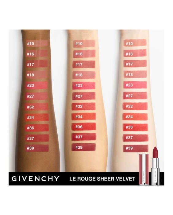 Barra de Labios Le Rouge Sheer Velvet Givenchy